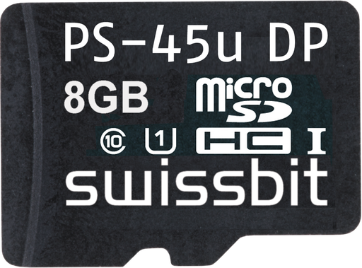 [SFSD8192N3PM1TO-I-GE-020-RP0] Swissbit PS-45u Raspberry Pi Edition 8 GB microSD Card